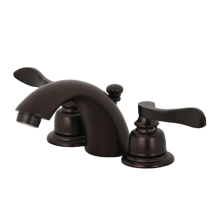 Kingston Brass KB955NFL Mini-Widespread Bathroom Faucet, Oil Rubbed Bronze KB955NFL